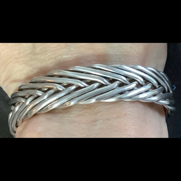 Native American sterling silver cuff bracelet
